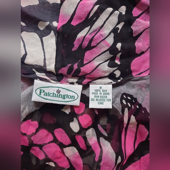 100% Silk Butterfly Cardigan - Picture 3 of 9